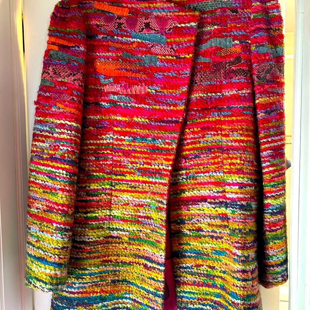 Christian Louboutin Multicolor Knit Blazer. Very good condition. Sale as is.